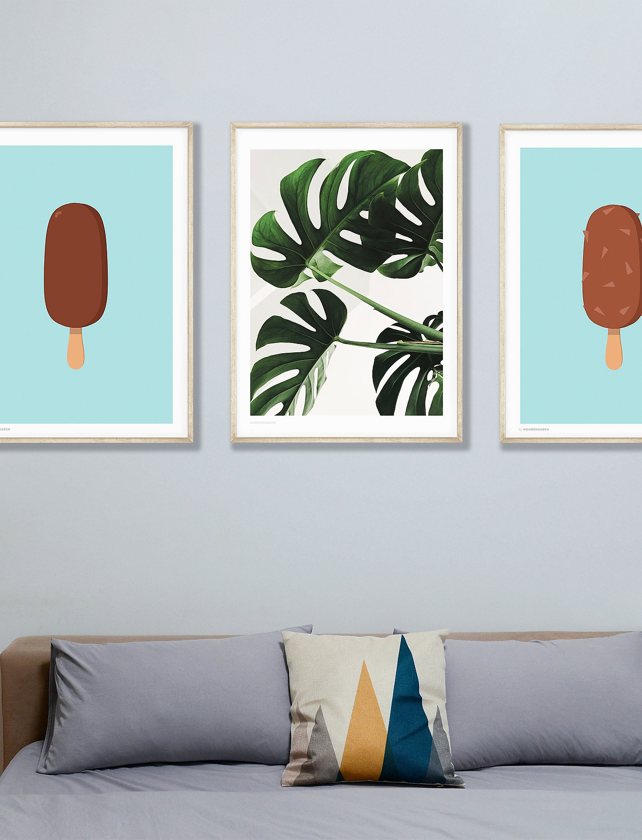 Poster & Frame Magnum, 50X70 cm, Posters, Mehrfarbig/gemustert - Illustrations, Homeware
