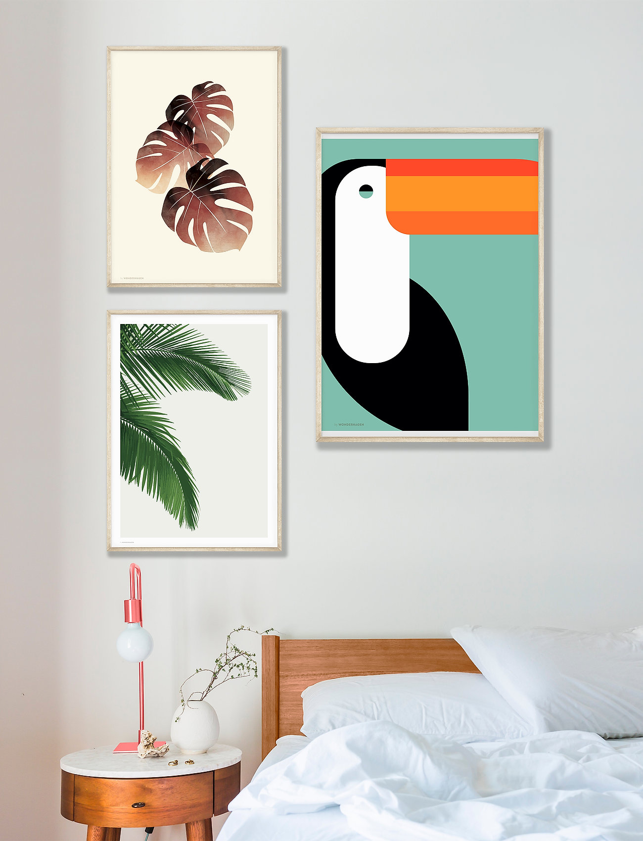 Poster & Frame - Palm - botanique - multi-colored - 1