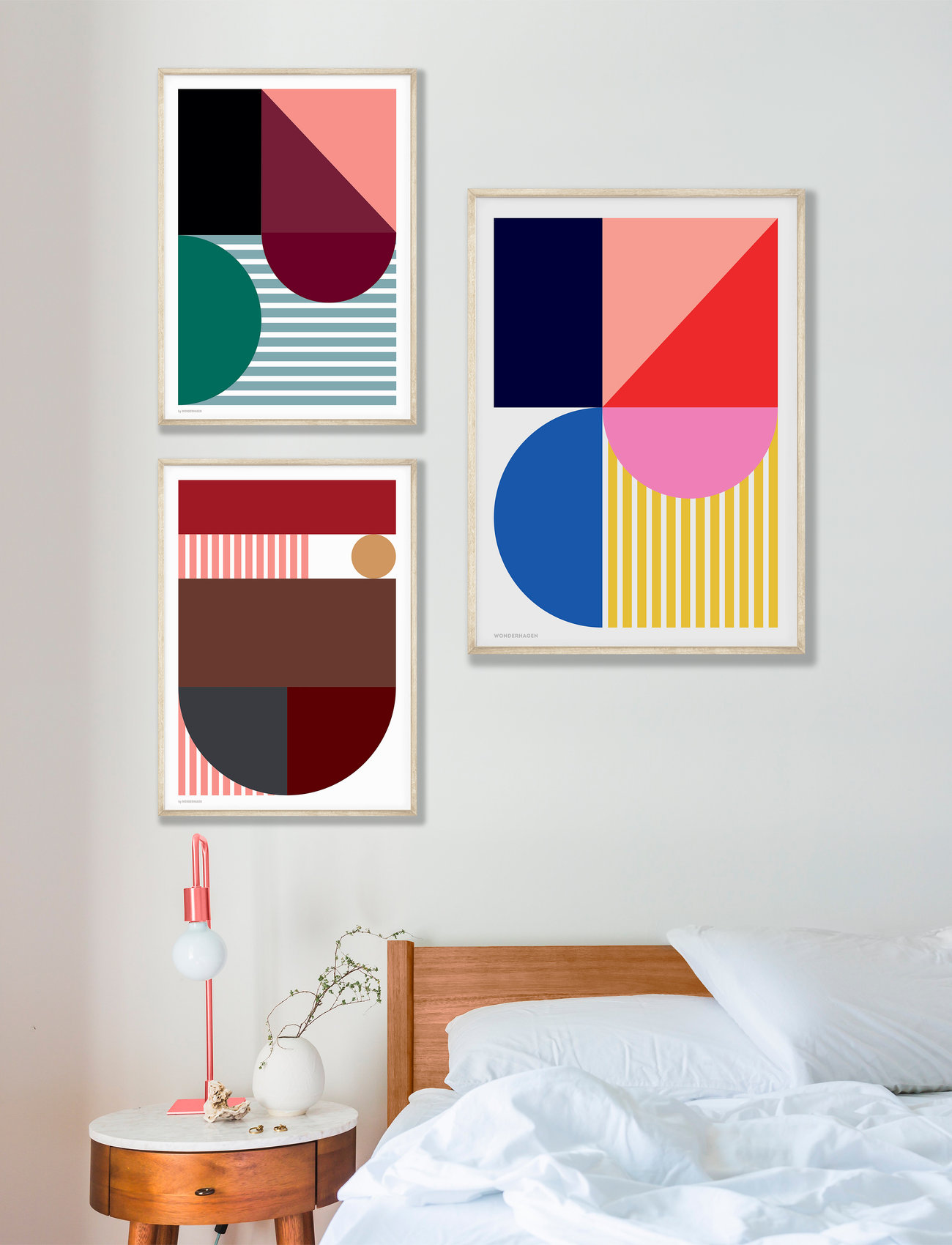 Poster & Frame - Shapes 1 - laveste priser - multi-colored - 1