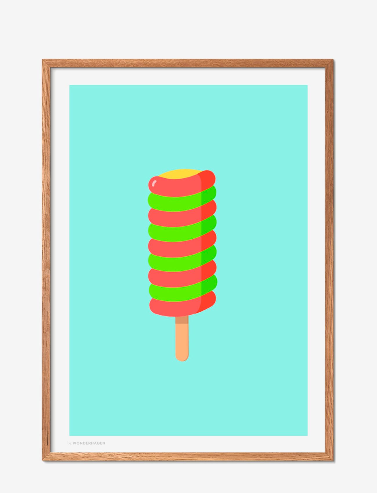 Poster & Frame Twister, Illustrations, Multi/mønstret, Str: 42X29.7CM