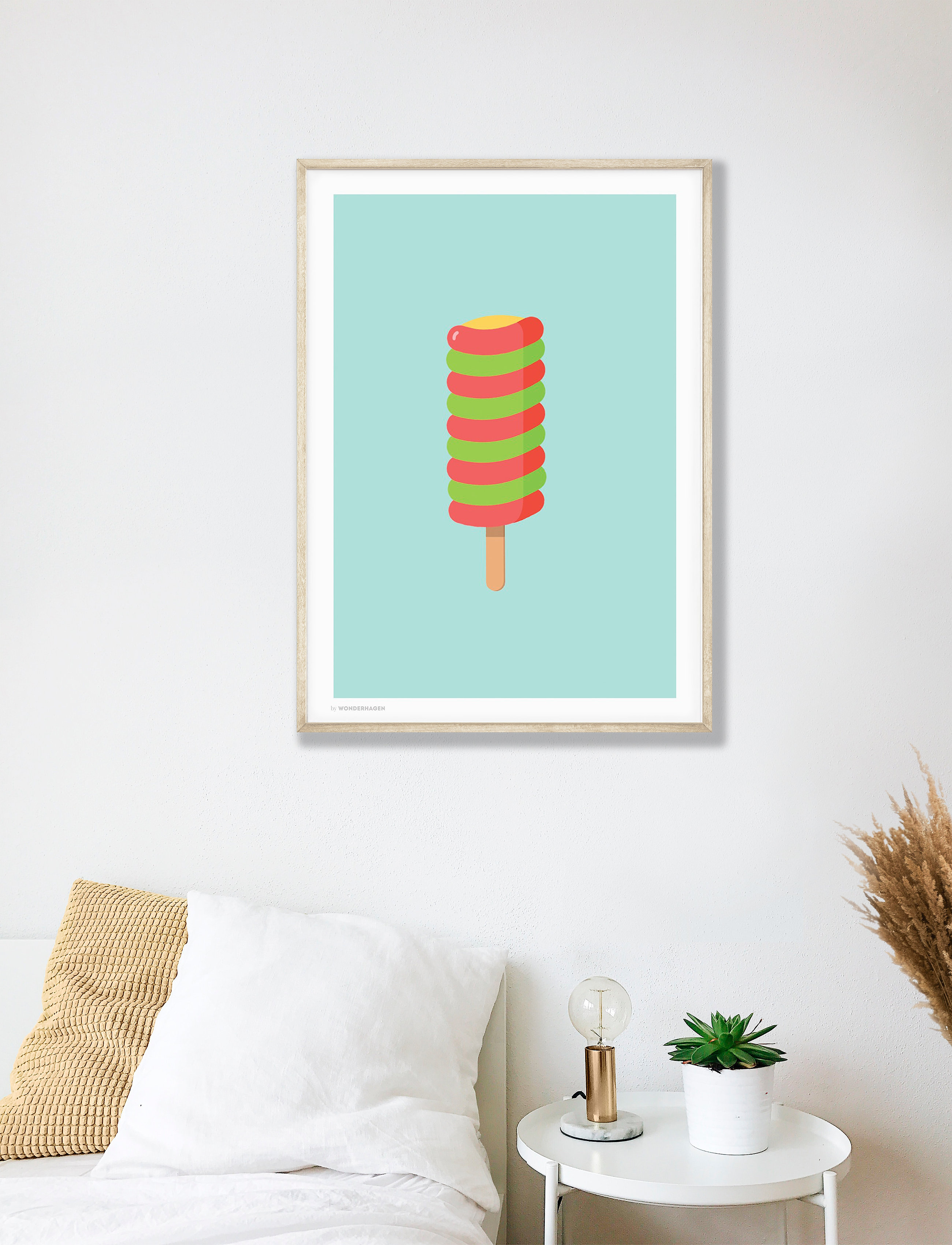 Poster & Frame Twister, 70X100 cm, Posters, Mehrfarbig/gemustert - Illustrations, Homeware