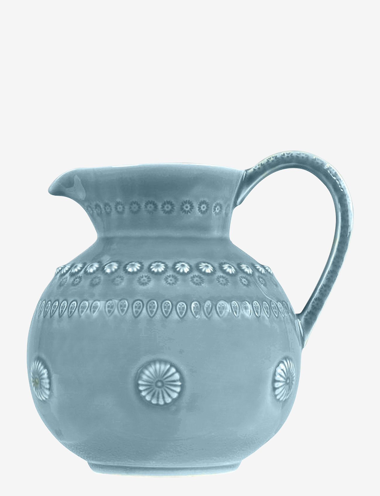 PotteryJo - DAISY Jug Large 1.8L - afstudeercadeaus - dusty blue - 0