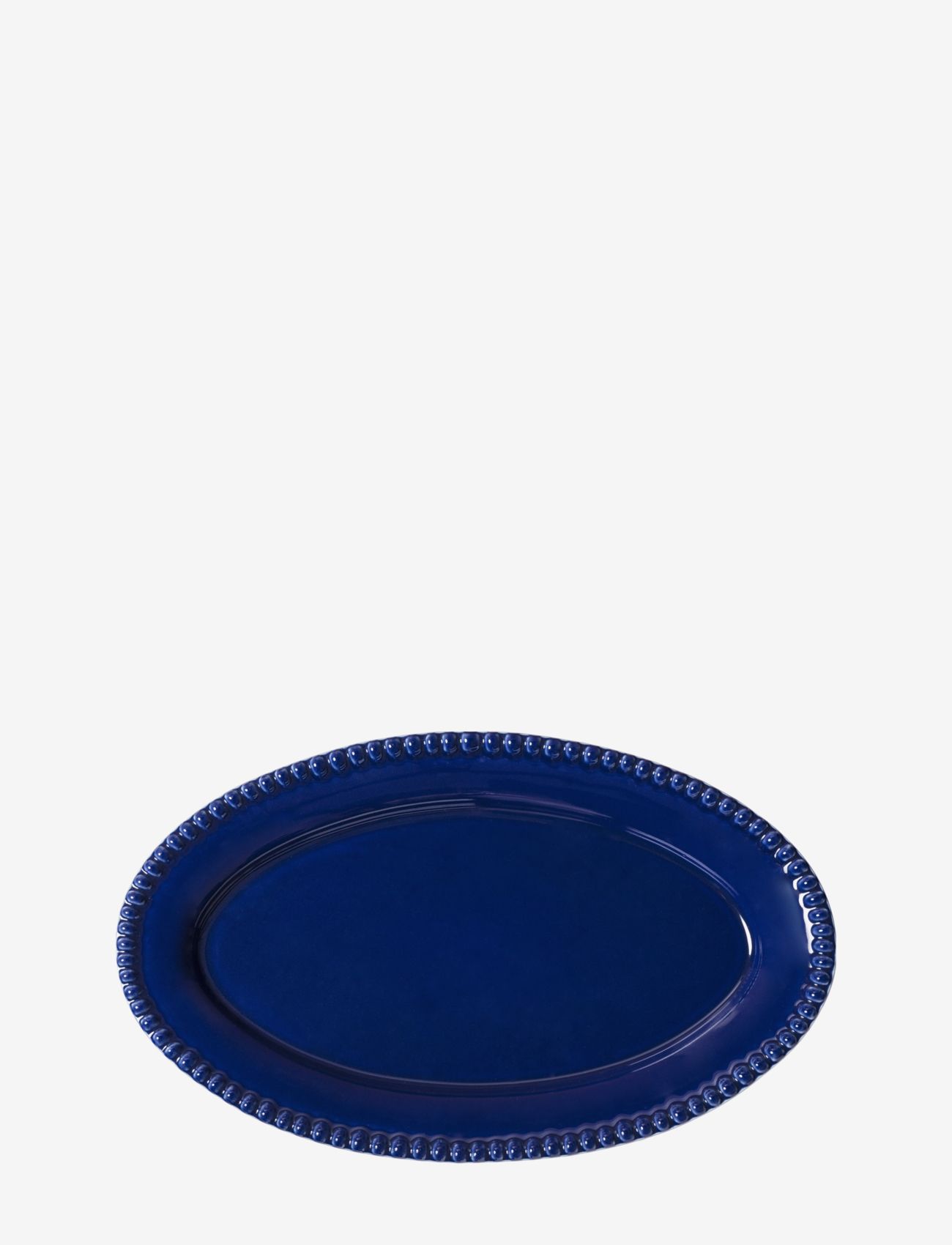 PotteryJo Daria Oval Platter 35 Cm Stoneware, One Size, Serving Dishes, Blau - Platters, Homeware