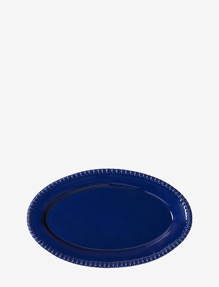 PotteryJo - DARIA Oval platter 35 cm stoneware - serviravimo lėkštės - river - 0