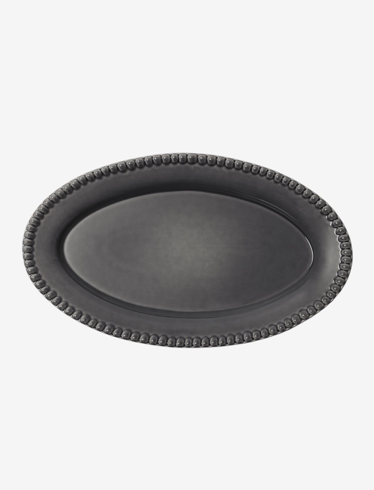 PotteryJo - DARIA Oval platter - serving platters - clean grey - 0