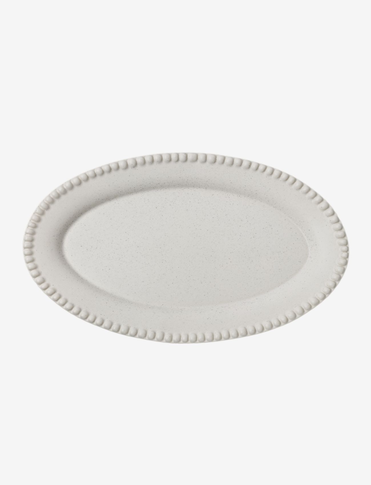 PotteryJo - DARIA Oval platter - serveringsfat & uppläggningsfat - cotton white - 0