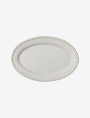 PotteryJo - DARIA Oval platter - serveringsfat & uppläggningsfat - cotton white - 0
