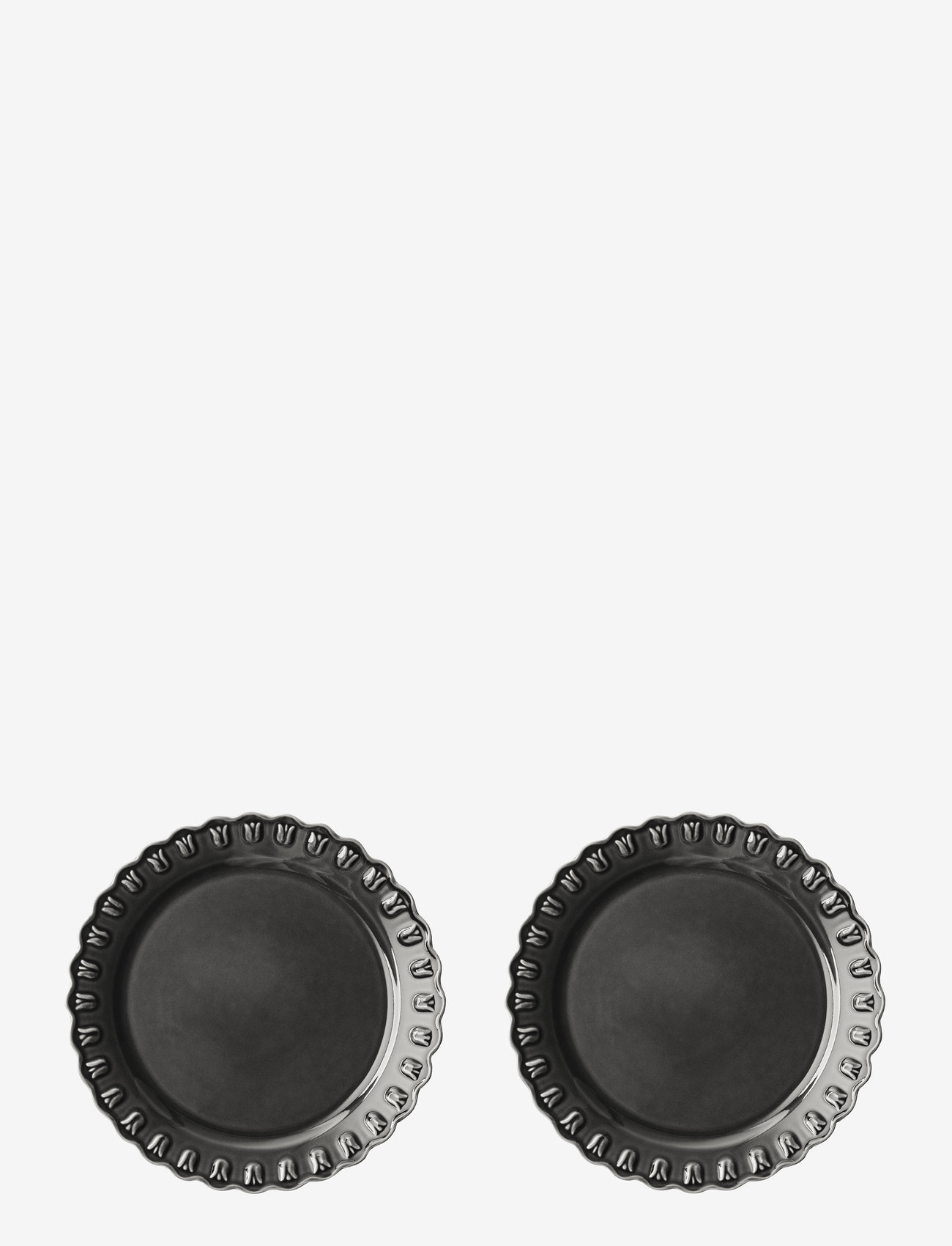 PotteryJo - TULIPA Dinnerplate 26 cm 2-pack - almost black - 0