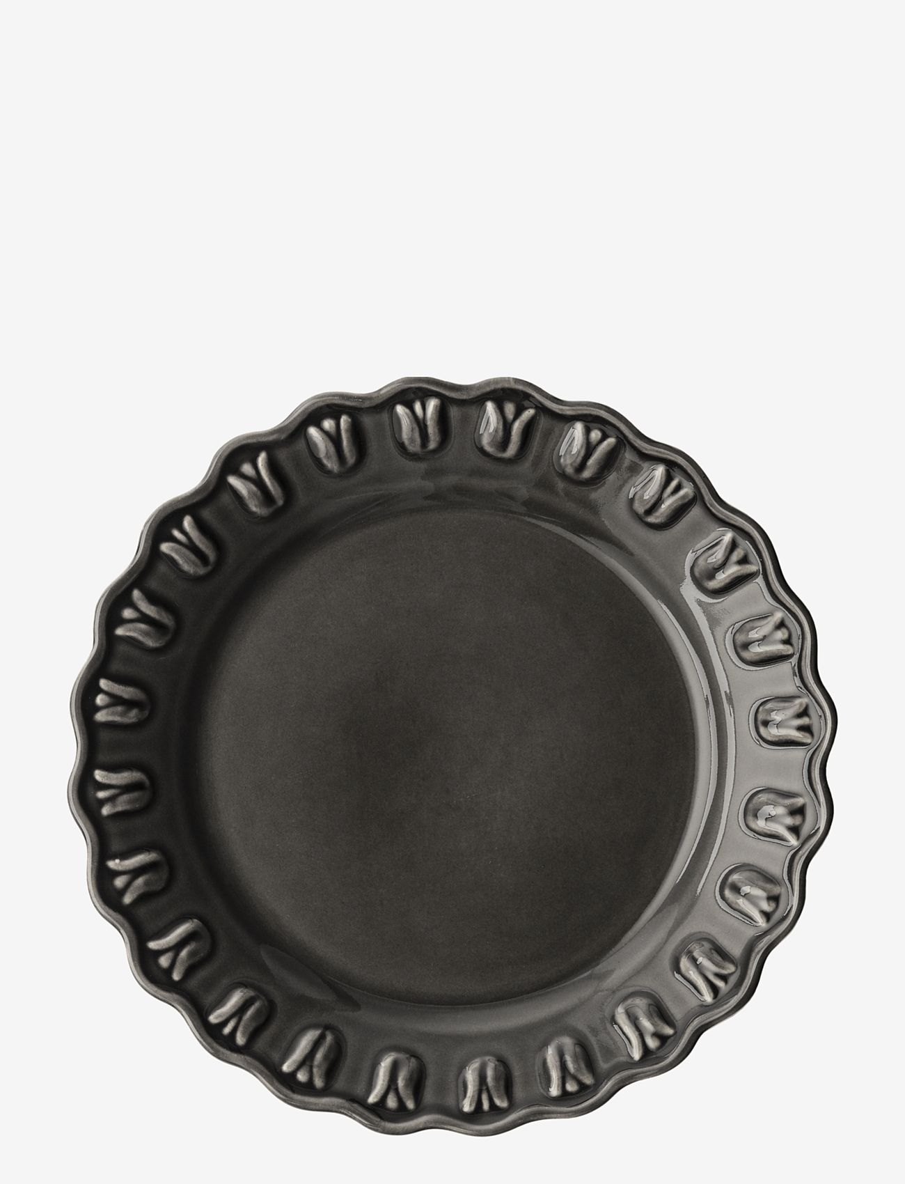 PotteryJo - TULIPA Assiett - almost black - 1