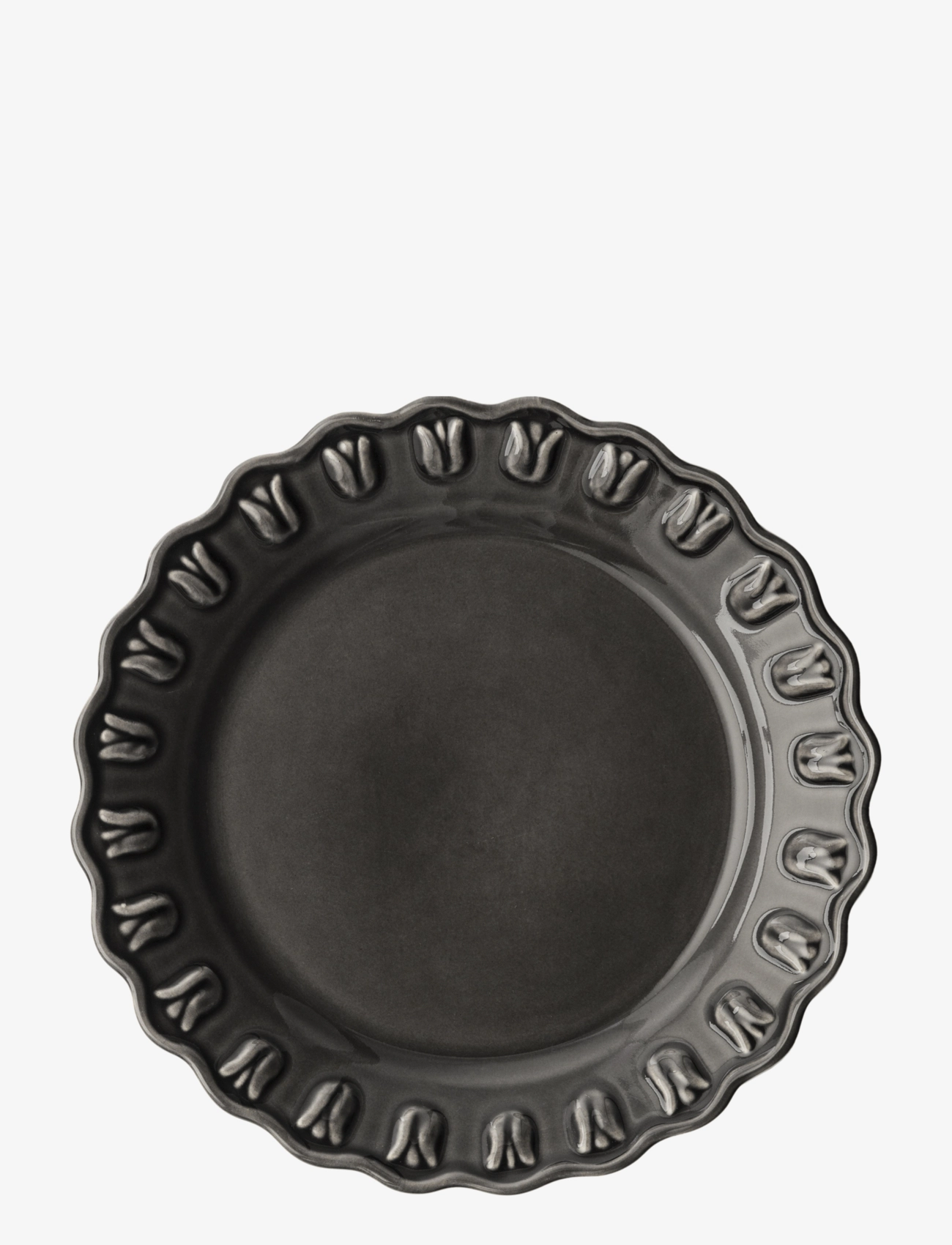PotteryJo - TULIPA Dessertplate 20 cm 2-pack - almost black - 1