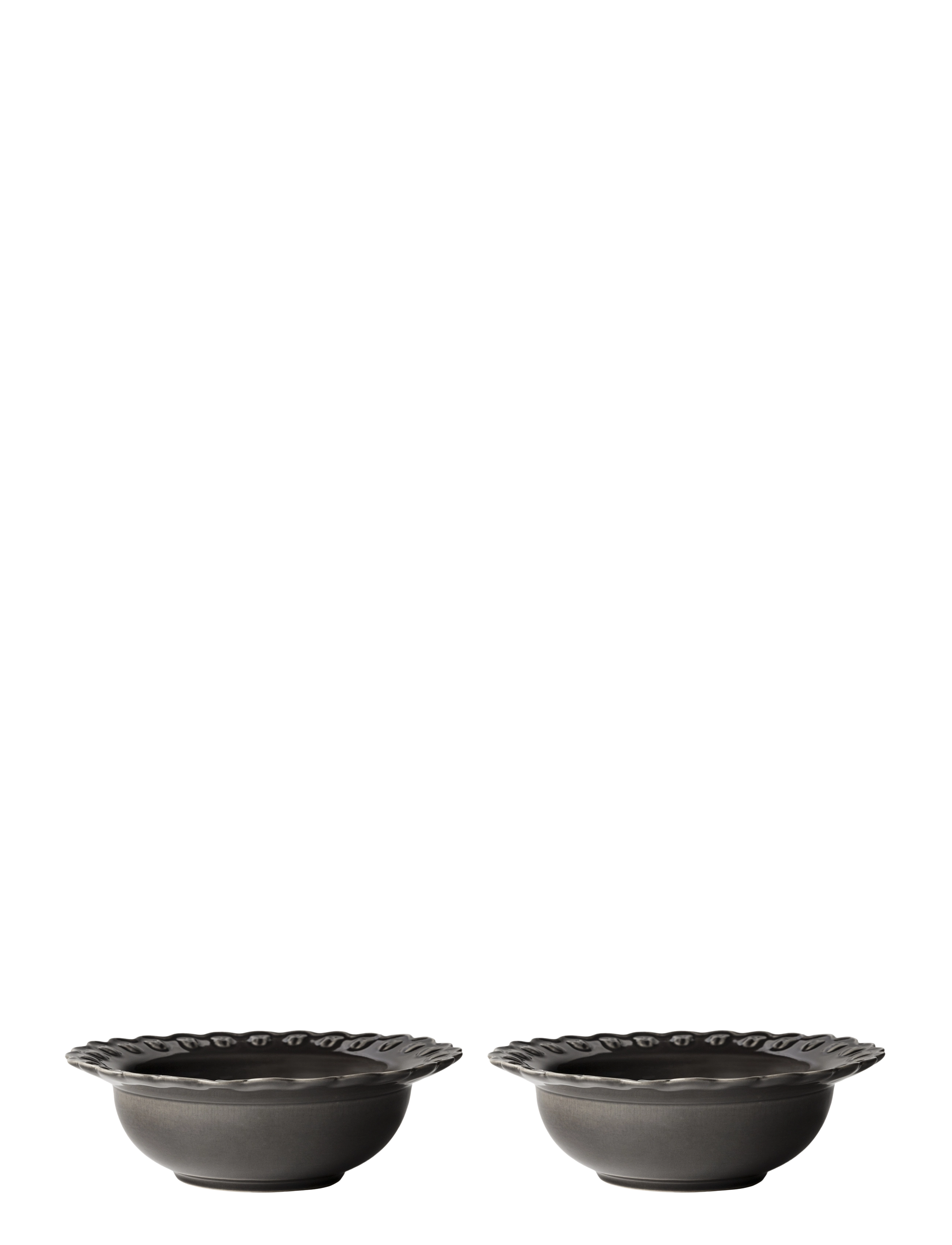 PotteryJo - TULIPA Deep plate 23 cm 2-pack - almost black - 1