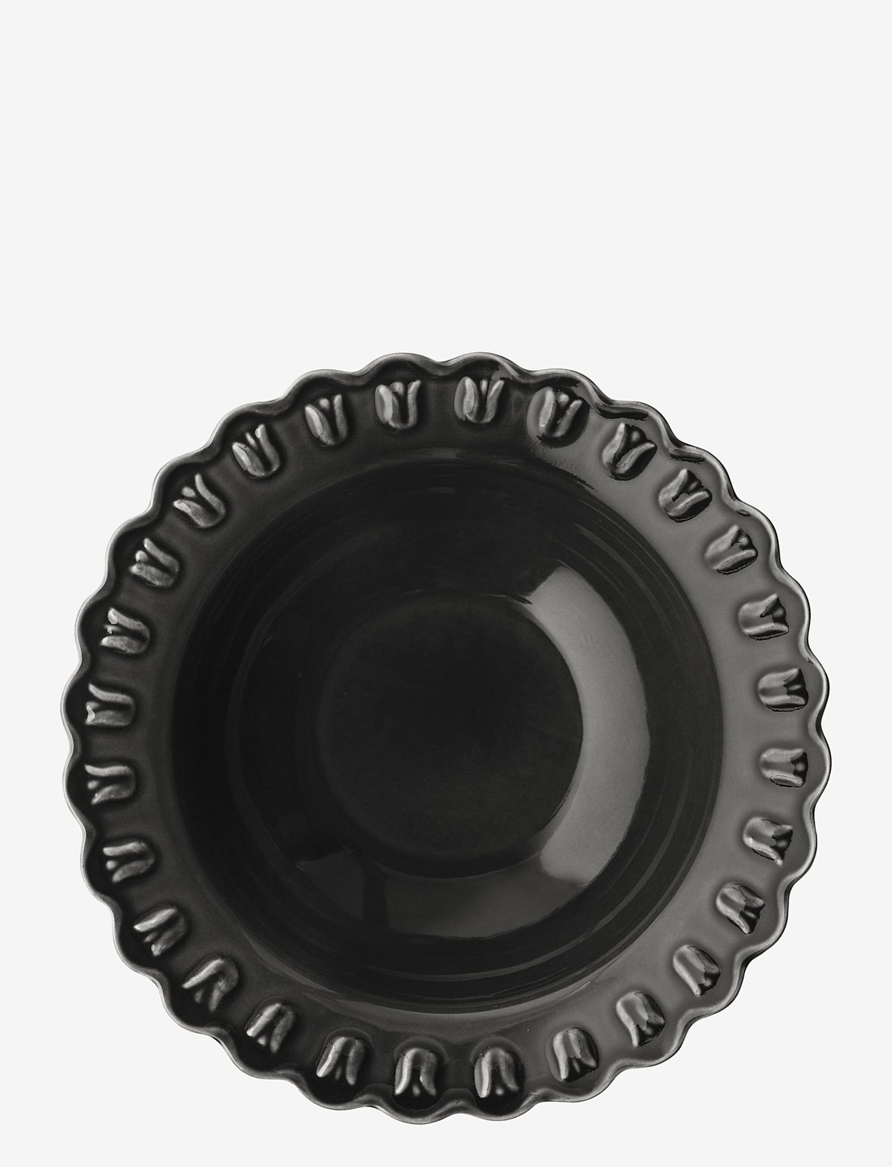 PotteryJo - TULIPA Deep plate 23 cm 2-pack - almost black - 2