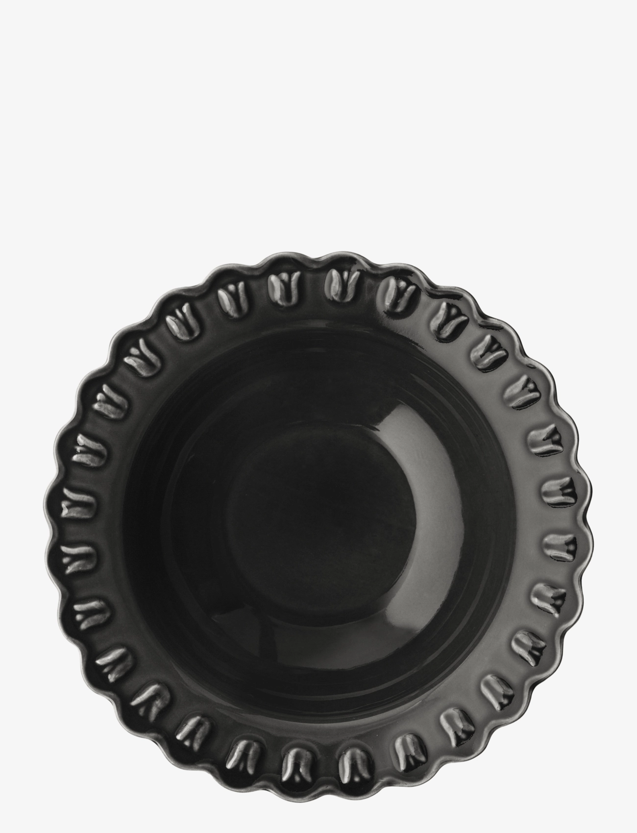 PotteryJo - TULIPA Deep plate 23 cm 2-pack - almost black - 2