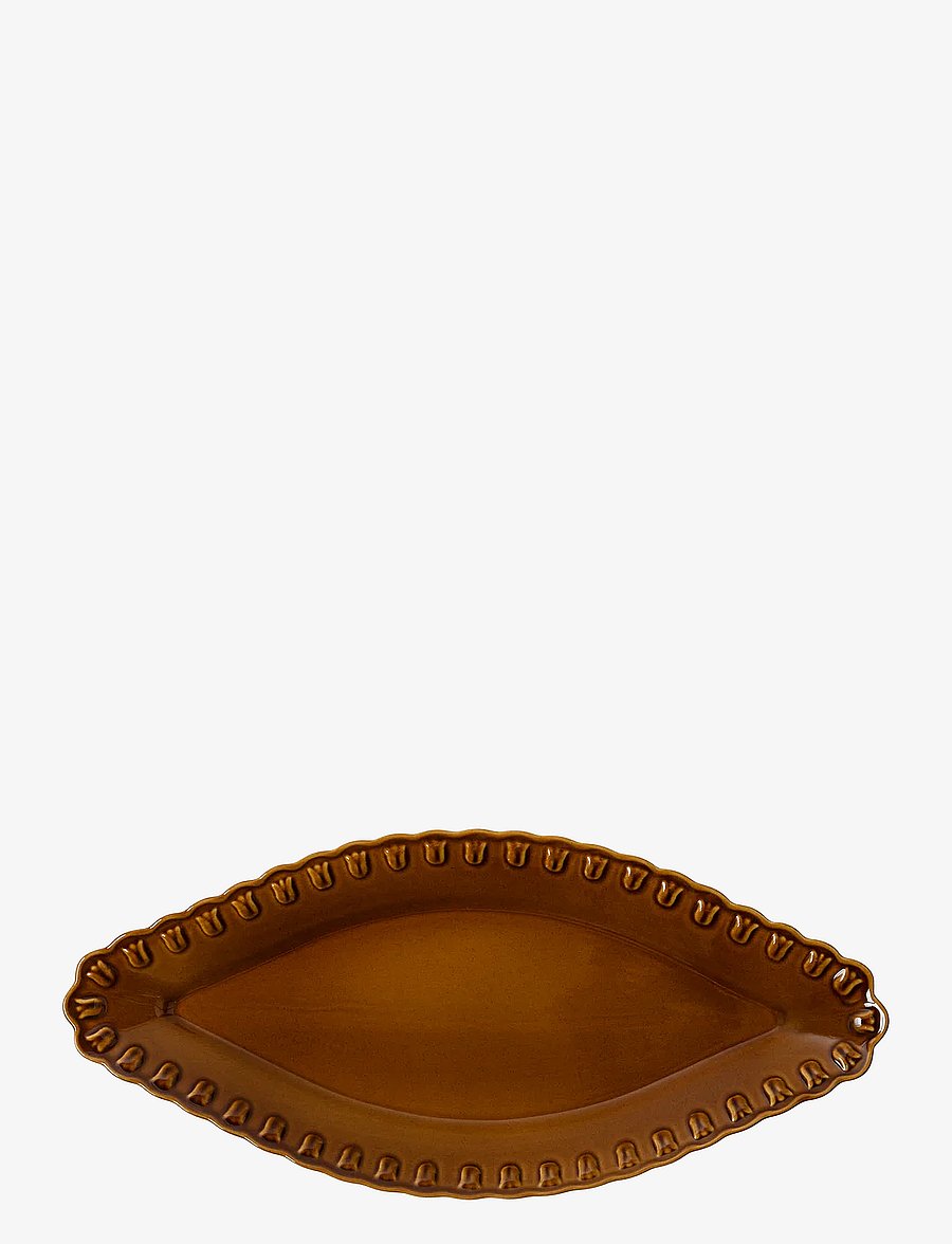 PotteryJo - TULIPA Oval platter - umbra - 0