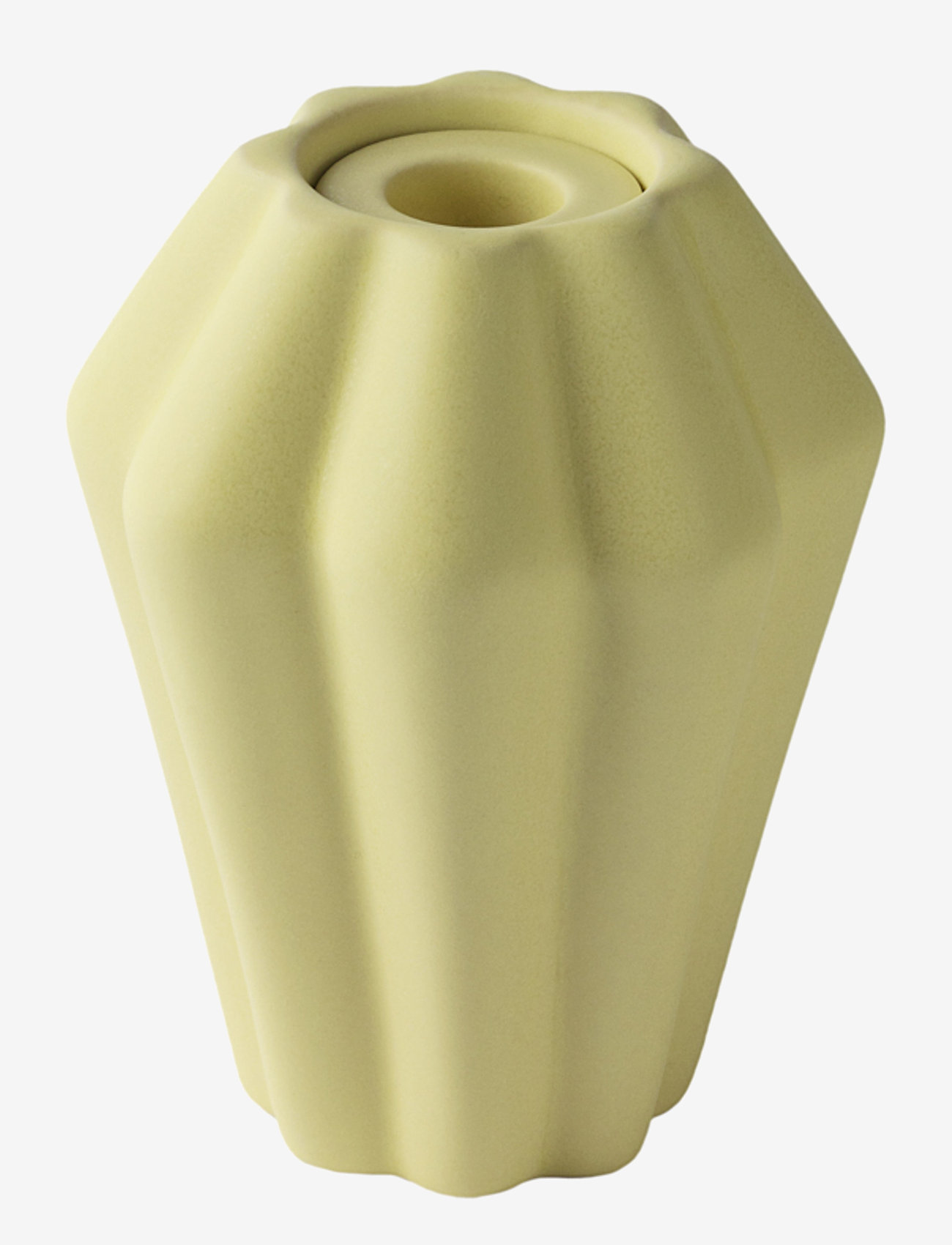 PotteryJo - Birgit 14 cm vase - sünnipäevakingitused - pale yellow - 0