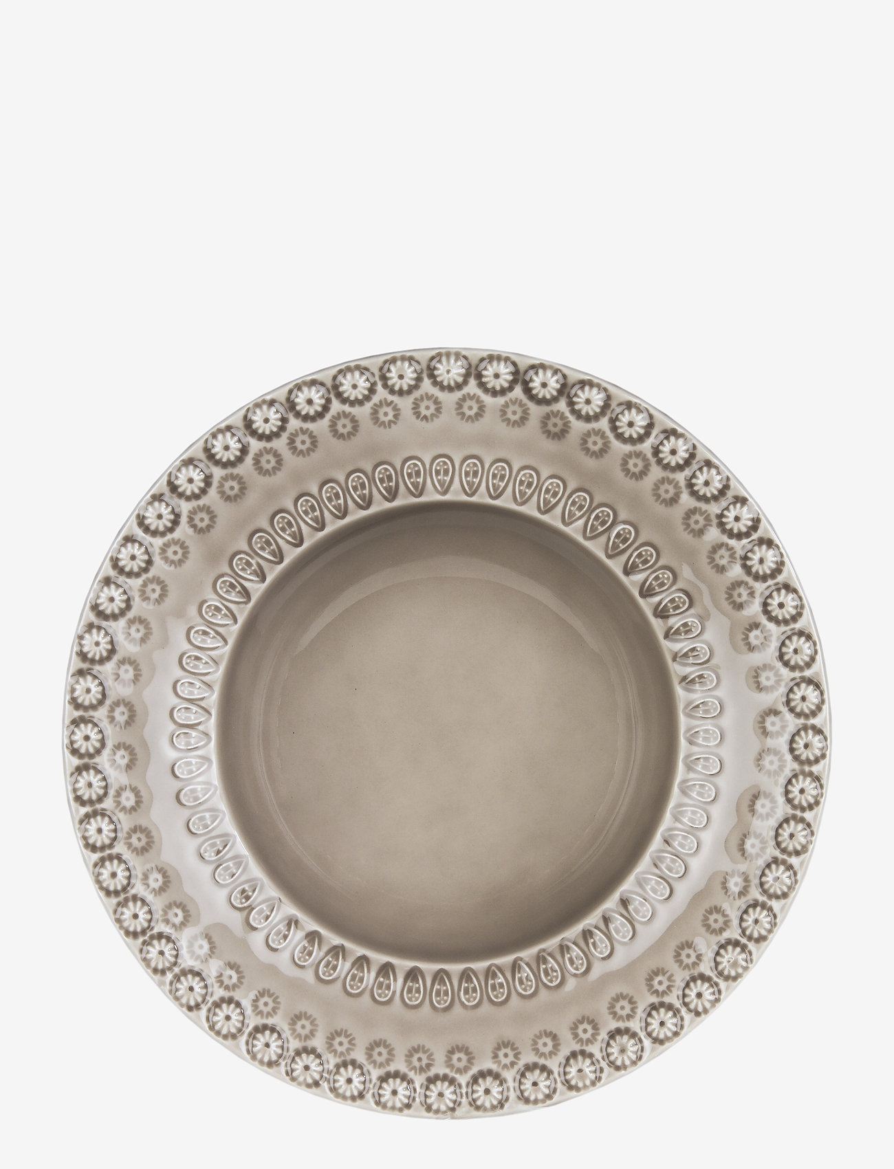 PotteryJo - DAISY Soupbowl 21 cm 2-PACK - djupa tallrikar - greige - 0