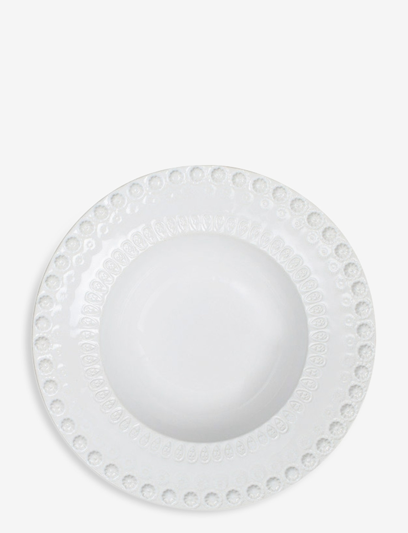 PotteryJo - DAISY Soupbowl 21 cm 2-PACK - djupa tallrikar - white - 0