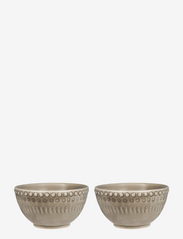 DAISY Small Bowl 2-PACK - GREIGE