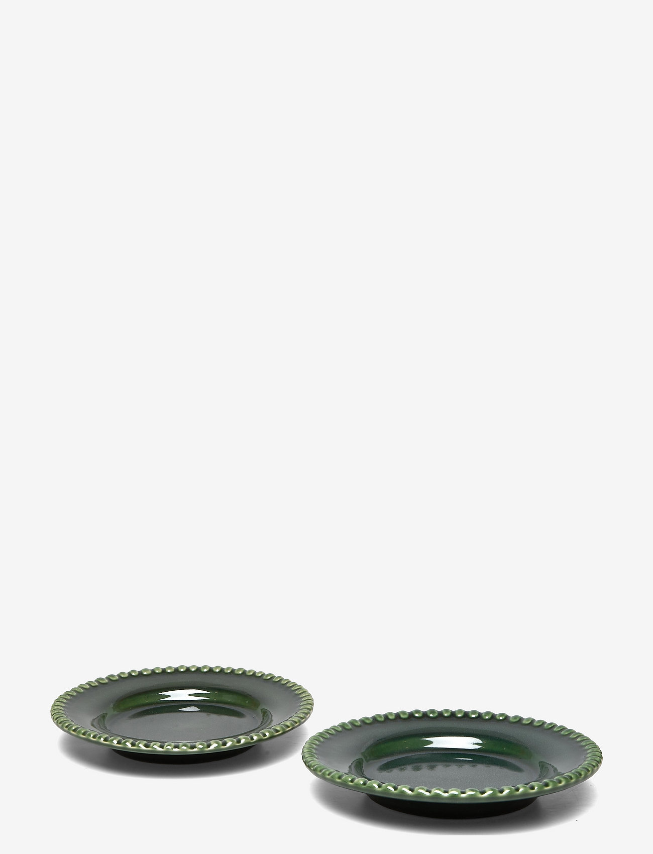 PotteryJo - DARIA 18 cm Breadplate 2-pack - laveste priser - moss - 0