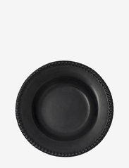 DARIA Soupplate 26 cm stoneware 2-pack - INK BLACK