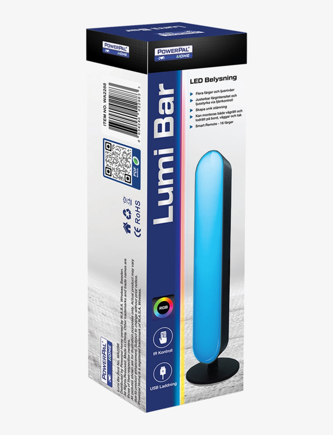 Powerpal - Lumi BAR - muu - black/white plastic - 5