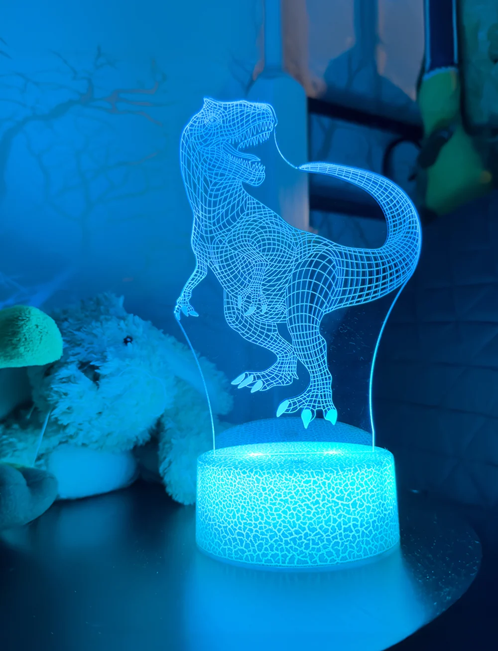 Powerpal - NightPal Dinosaur - tischlampen - white/transparent - 0