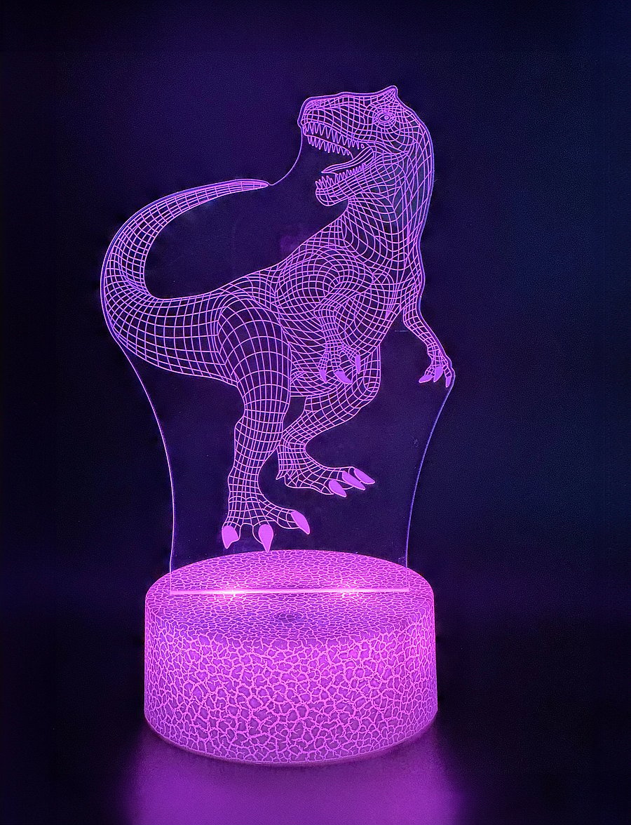 Powerpal - NightPal Dinosaur - tischlampen - white/transparent - 4