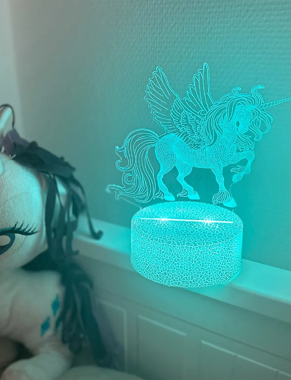 Powerpal - Nightpal Unicorn - tischlampen - white/transparent - 3