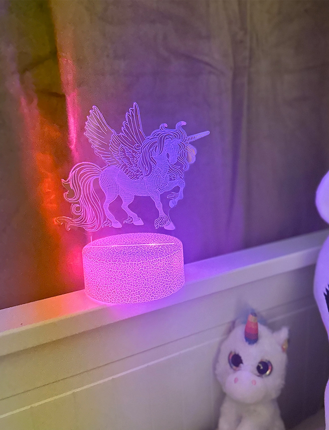 Powerpal - Nightpal Unicorn - tischlampen - white/transparent - 4