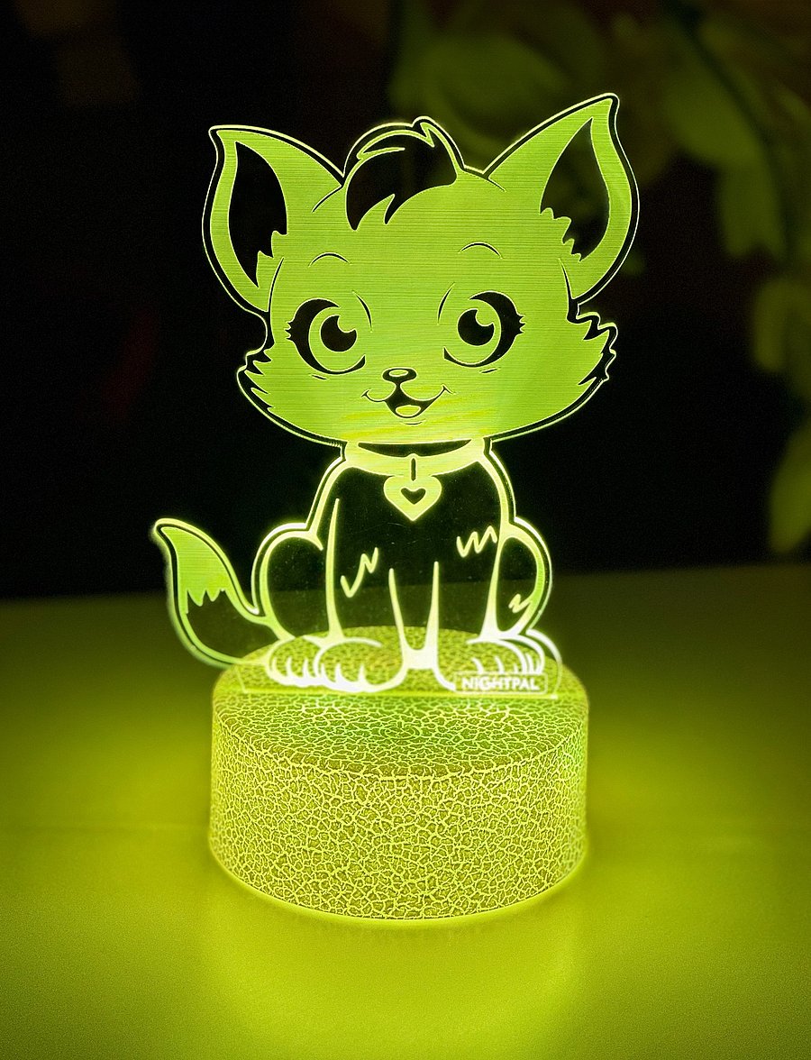 Powerpal - NightPal Kitty - Öölambid - white/transparent - 3
