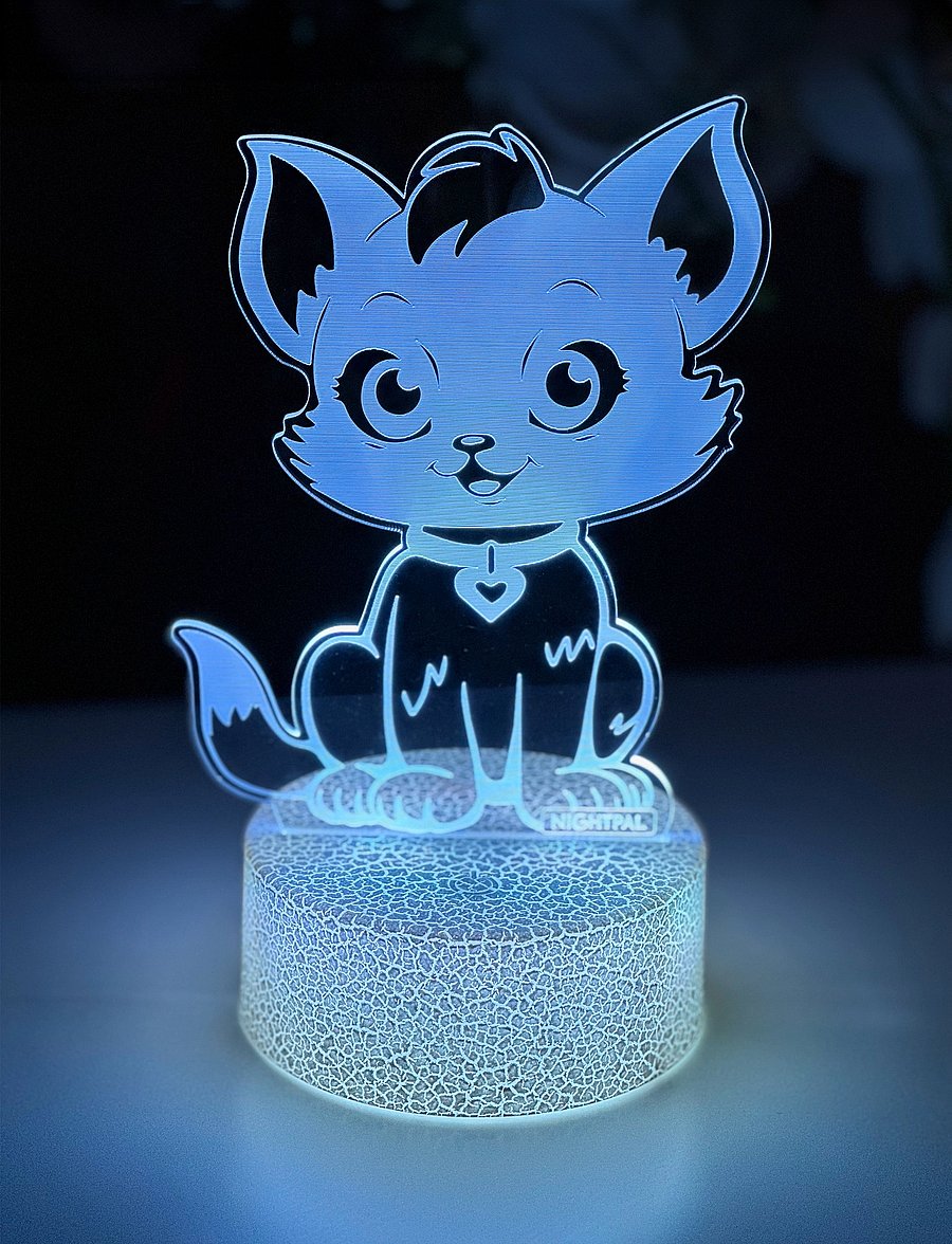 Powerpal - NightPal Kitty - Öölambid - white/transparent - 4