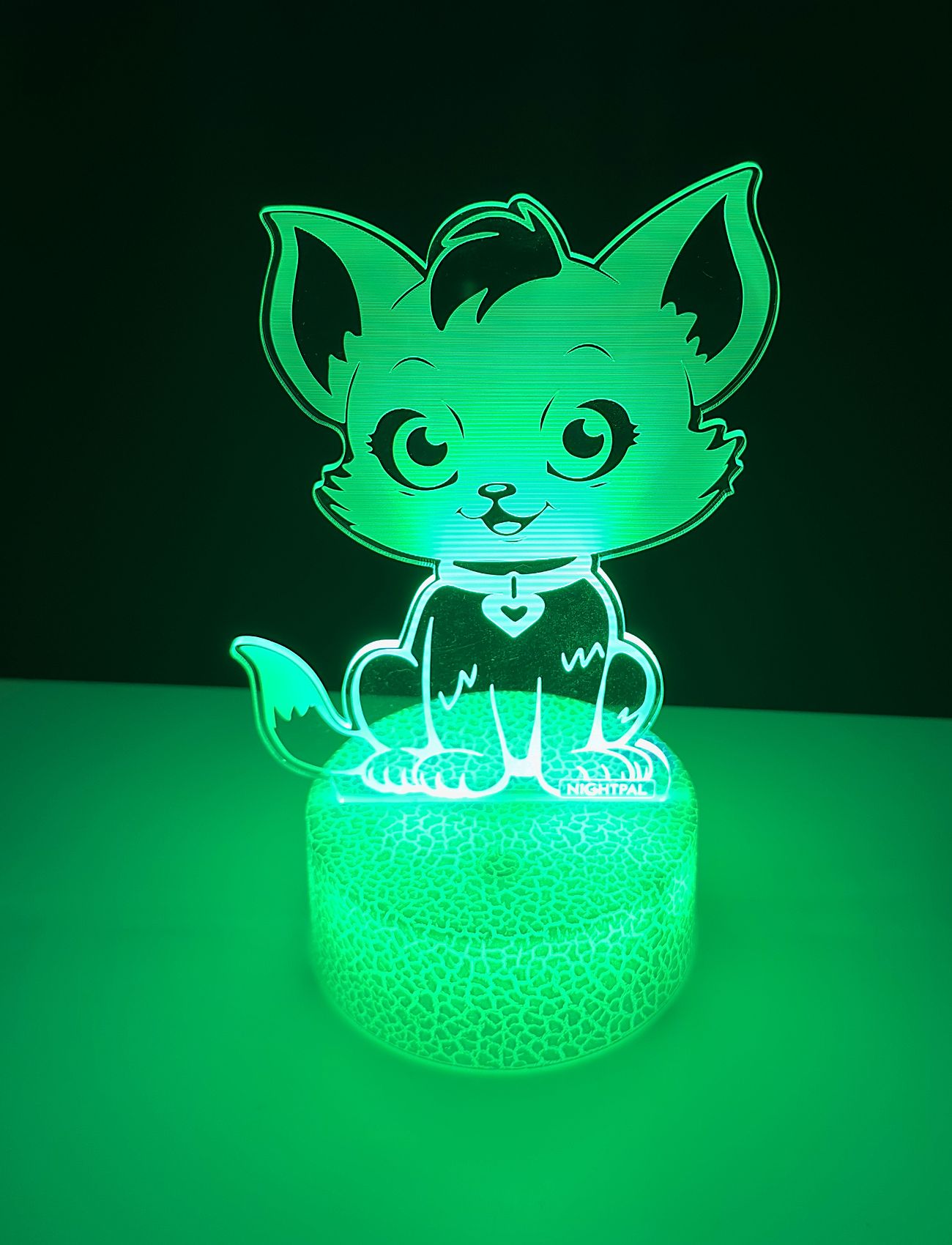 Powerpal - NightPal Kitty - nachtlampen - white/transparent - 5