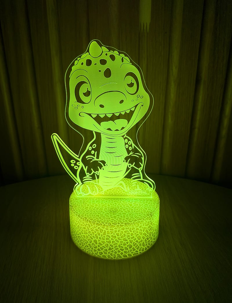 Powerpal - NightPal Dino - nachtlampen - white/transparent - 4