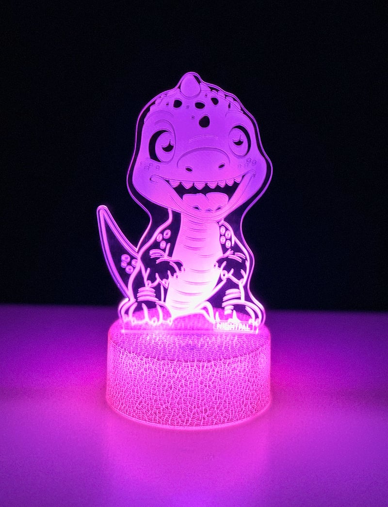 Powerpal - NightPal Dino - nachtlampen - white/transparent - 5