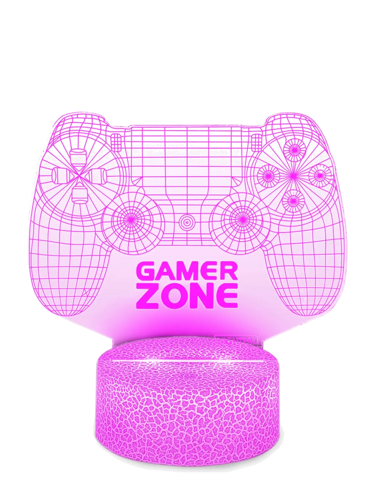 Powerpal Nightpal Gamer Zone - Bordslampor - WHITE/TRANSPARENT / multi