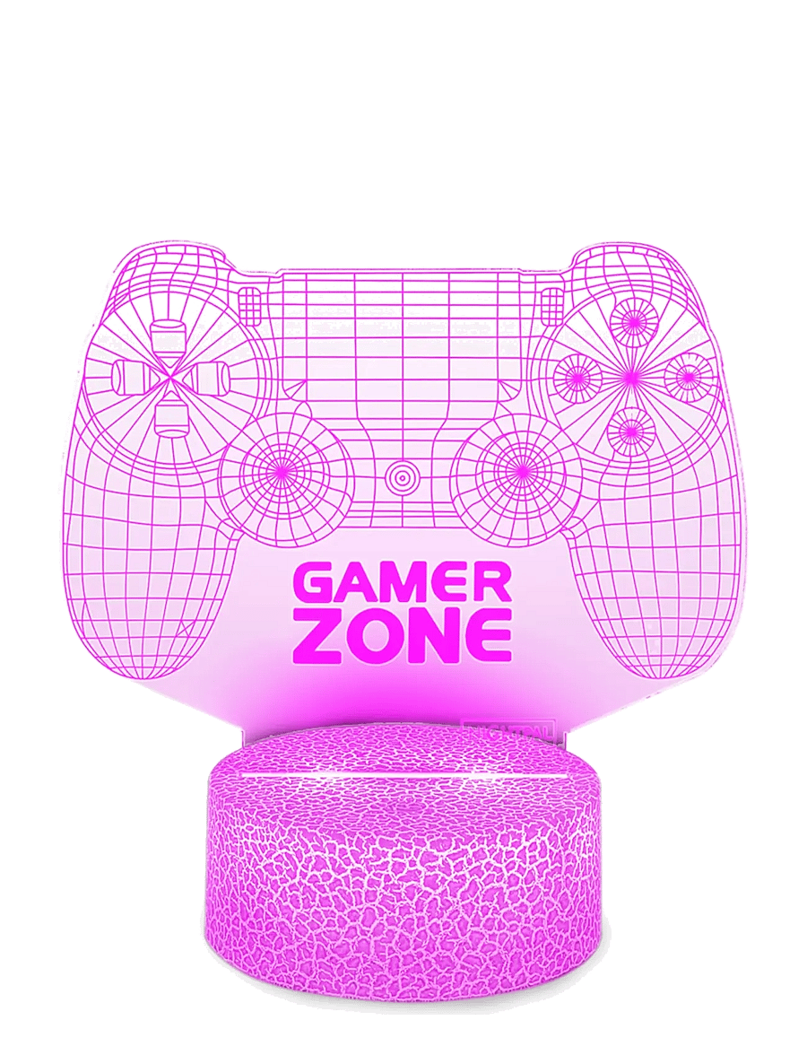 Powerpal - Nightpal Gamer Zone - tischlampen - white/transparent - 0