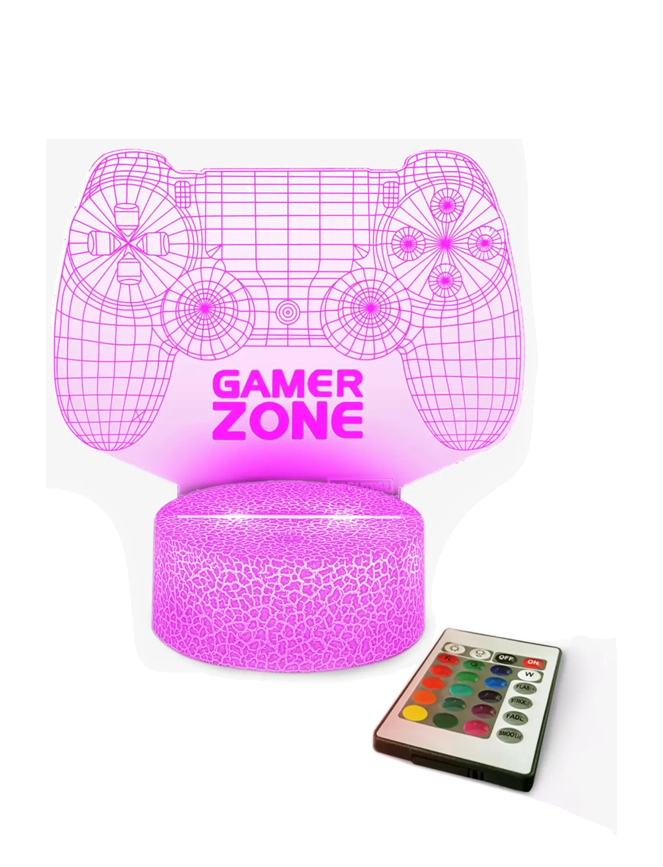 Powerpal - Nightpal Gamer Zone - bordslampor - white/transparent - 1