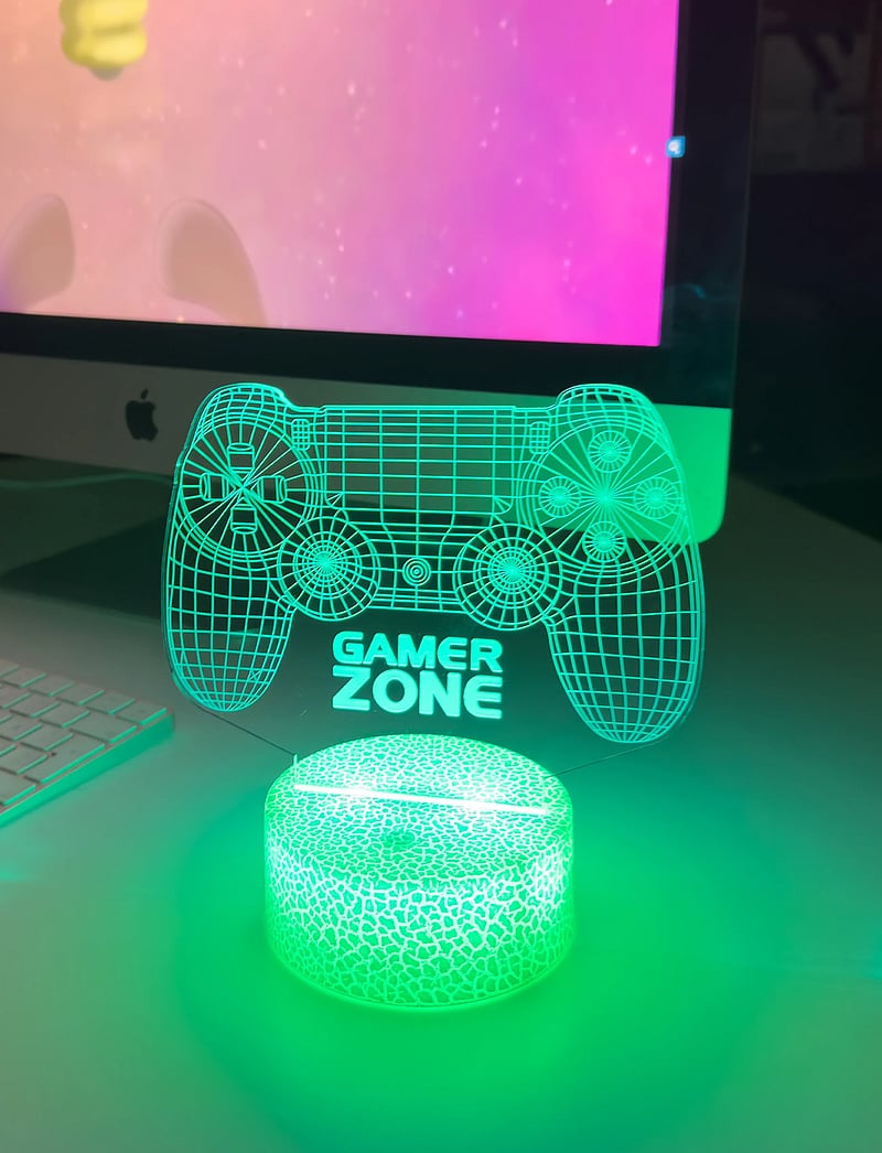 Powerpal - Nightpal Gamer Zone - tischlampen - white/transparent - 3