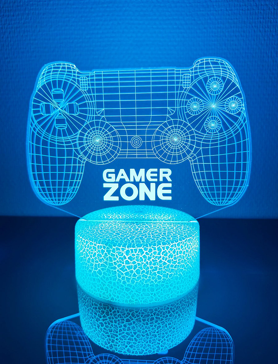 Powerpal - Nightpal Gamer Zone - tischlampen - white/transparent - 5