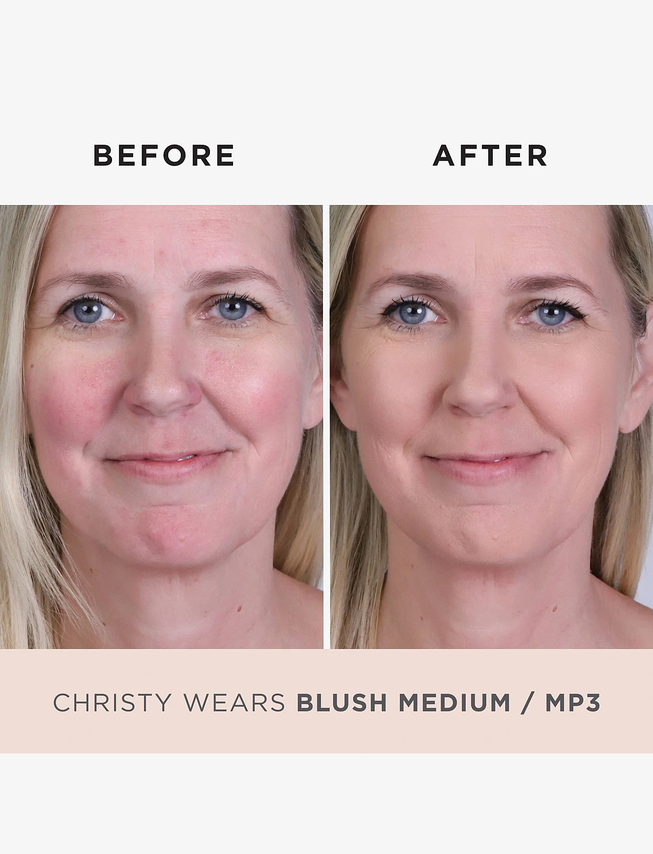 PÜR - 4-in-1 Pressed Mineral Foundation - bliv klar til date night - blush medium / mp3 - 1