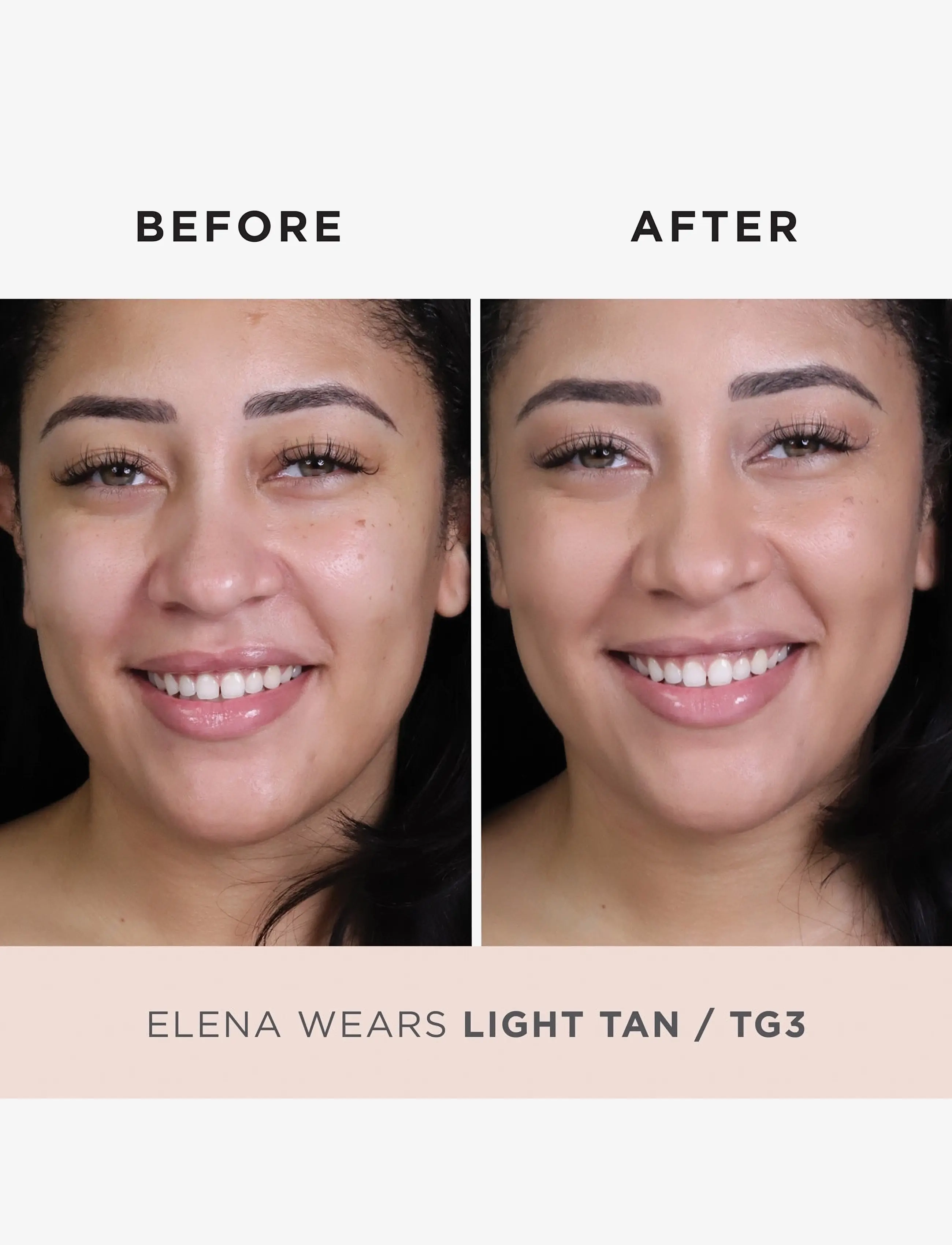 PÜR - 4-in-1 Pressed Mineral Foundation - bliv klar til date night - light tan / tg3 - 1