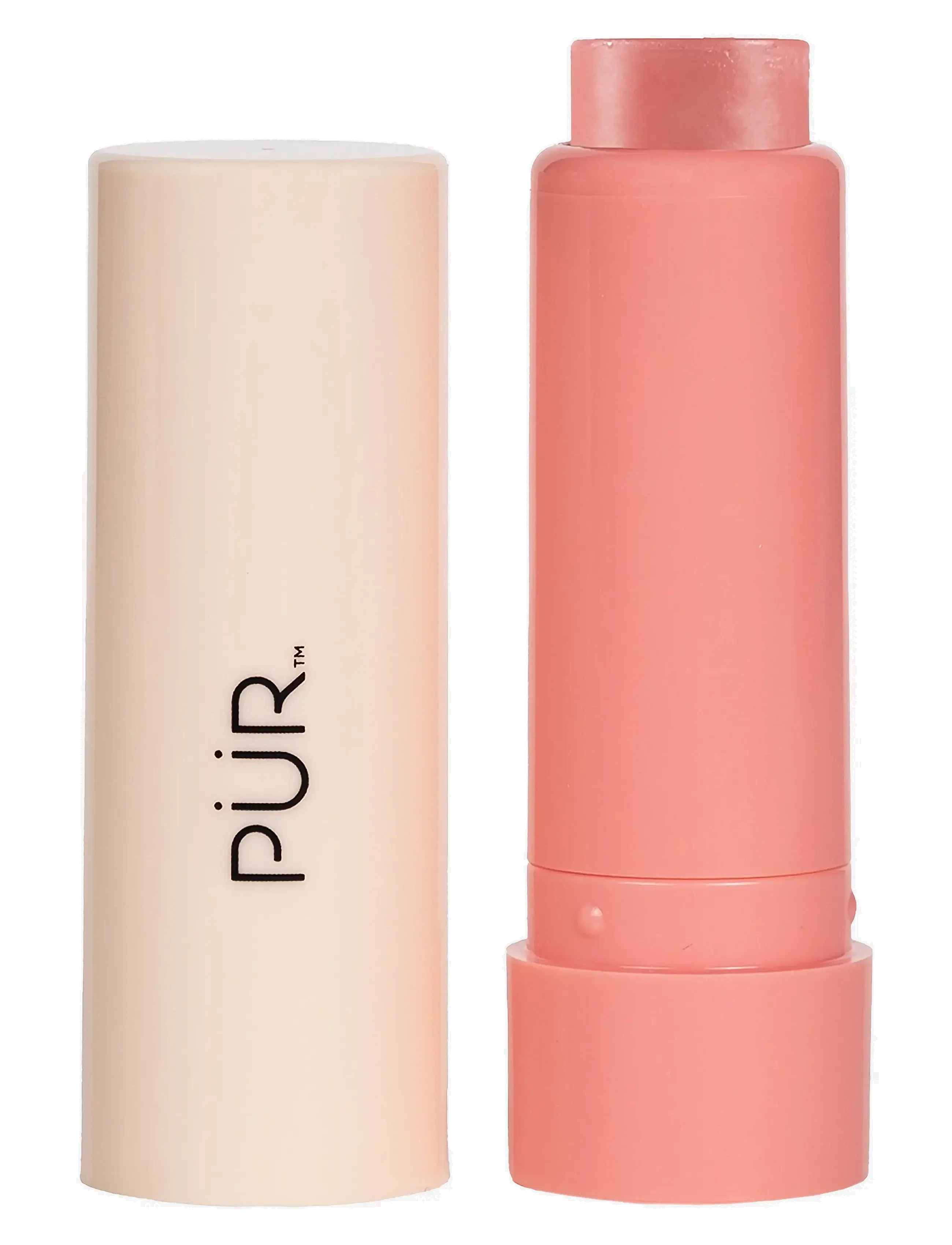 PÜR Silky Tint Creamy Multitasking Stick with Peptides - PÜR - CORAL COSMO / pink/rose