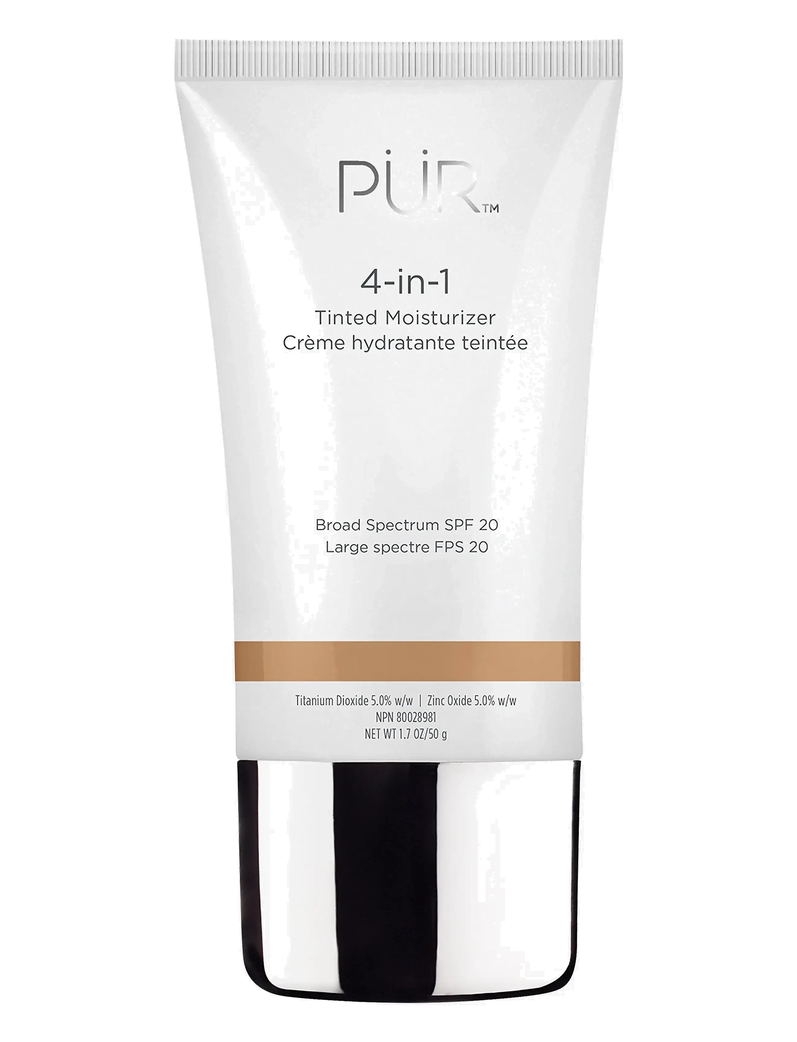 PÜR 4-In-1 Mineral Tinted Moisturizer, BB & CC Creme, Nude, Str: 50 G