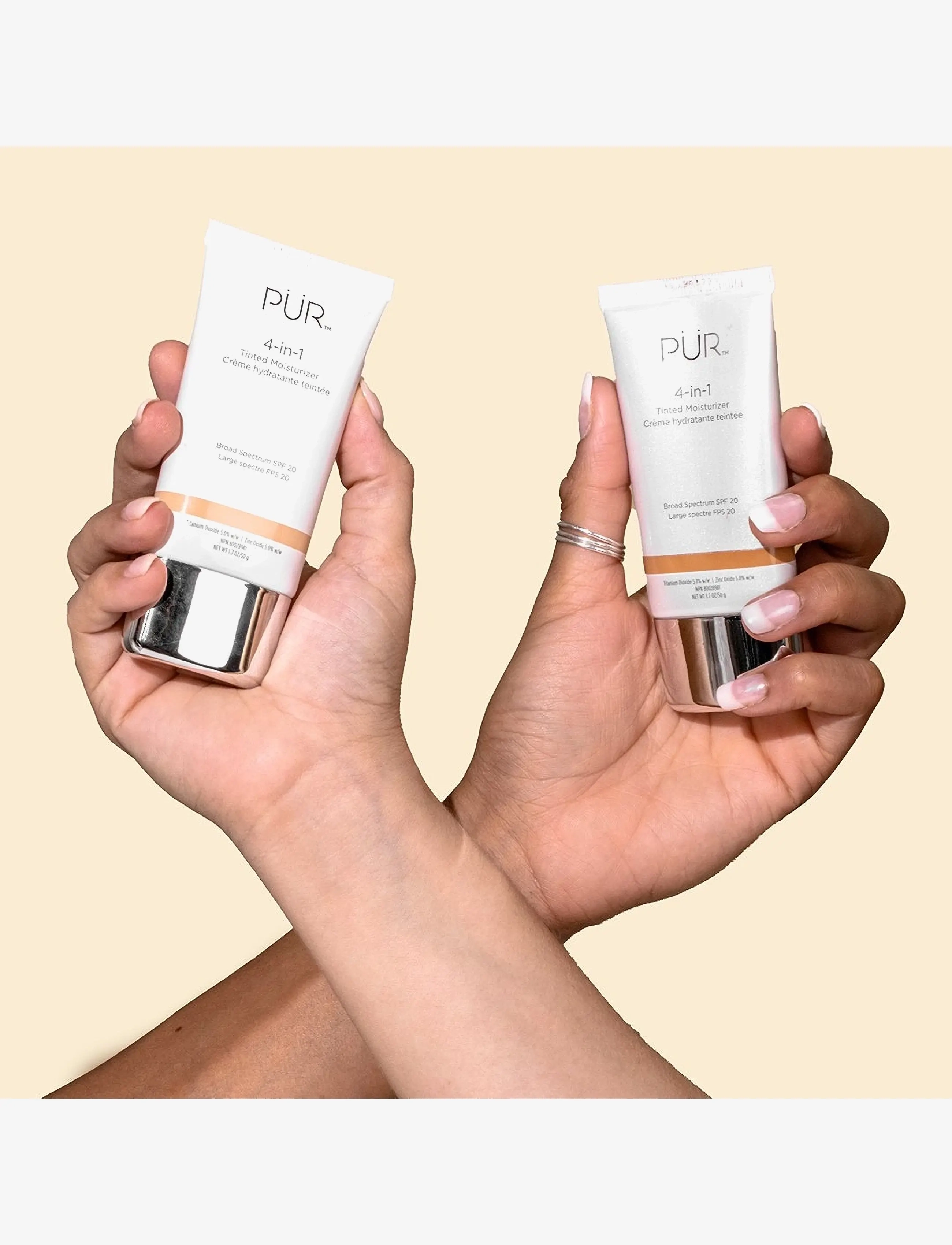 PÜR - 4-in-1 Mineral Tinted Moisturizer - förðunarvörur - medium mp3 - 2