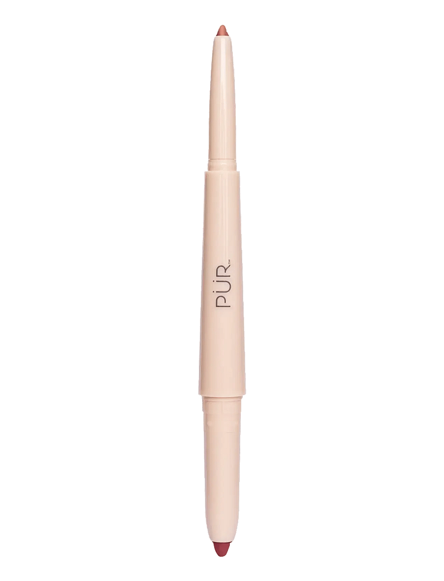 PÜR - Silky Sculpt Creamy Dual Ended Lip Liner Pencil - rose latte - 1