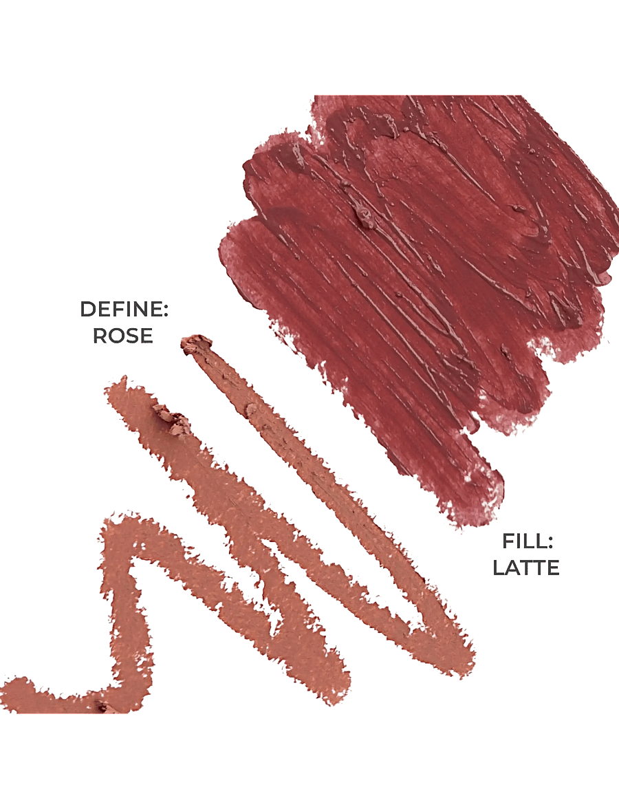 PÜR - Silky Sculpt Creamy Dual Ended Lip Liner Pencil - rose latte - 3