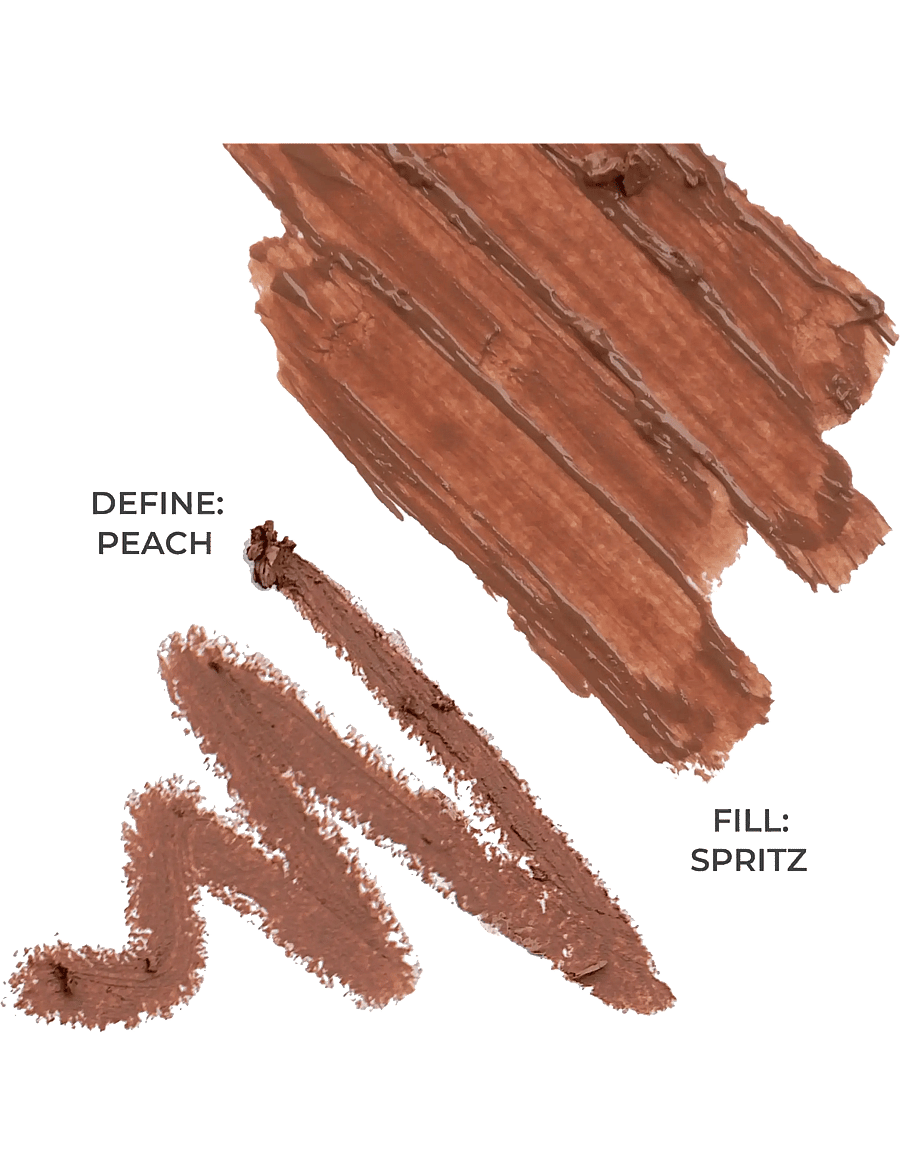 PÜR - Silky Sculpt Creamy Dual Ended Lip Liner Pencil - peach spritz - 3
