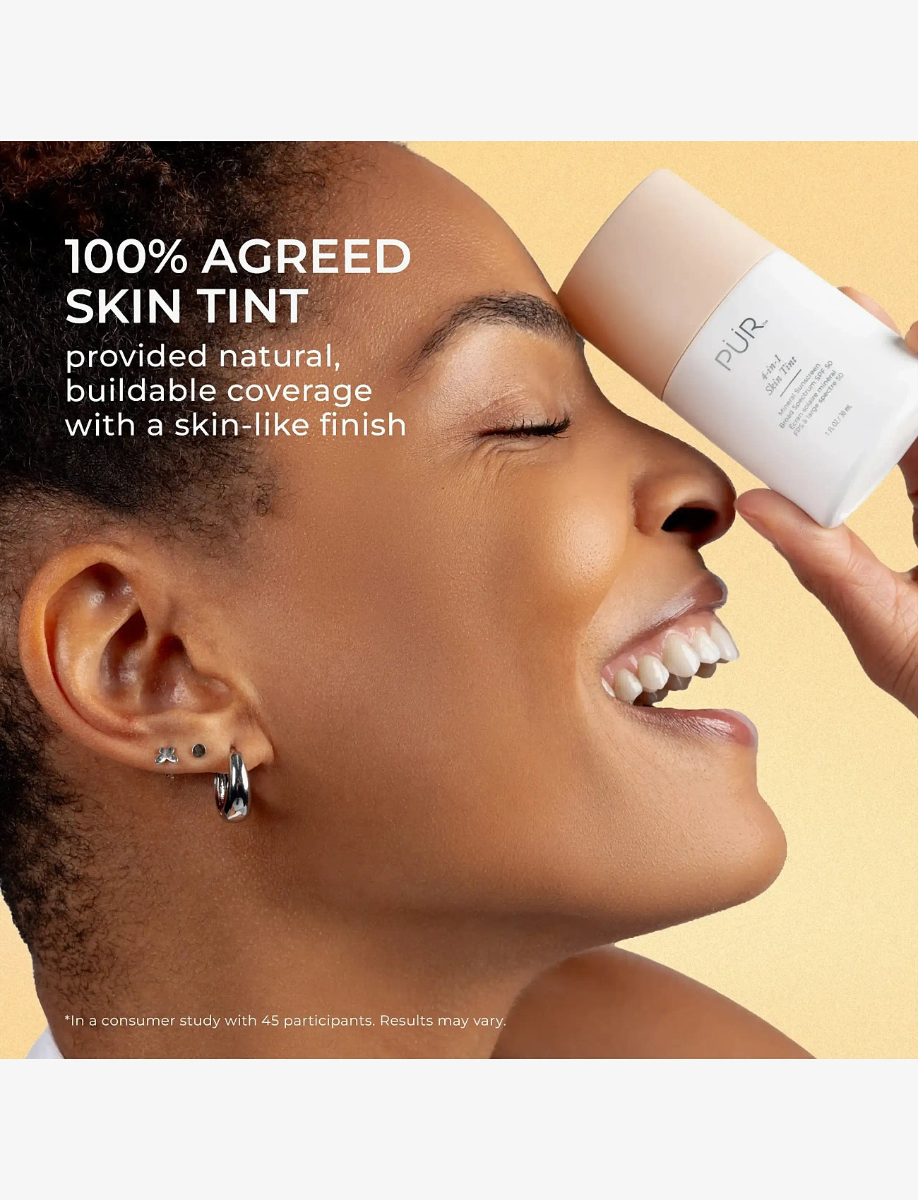 PÜR - PÜR 4-in-1 Skin Tint SPF50 - för ansiktet - mn3 - 2