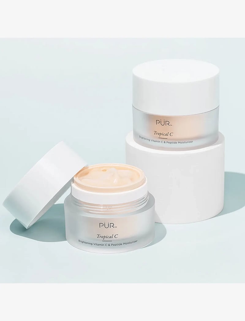 PÜR - Tropical C - Brightening Vitamin C & Peptide Moisturizer - dagkrem - clear - 4