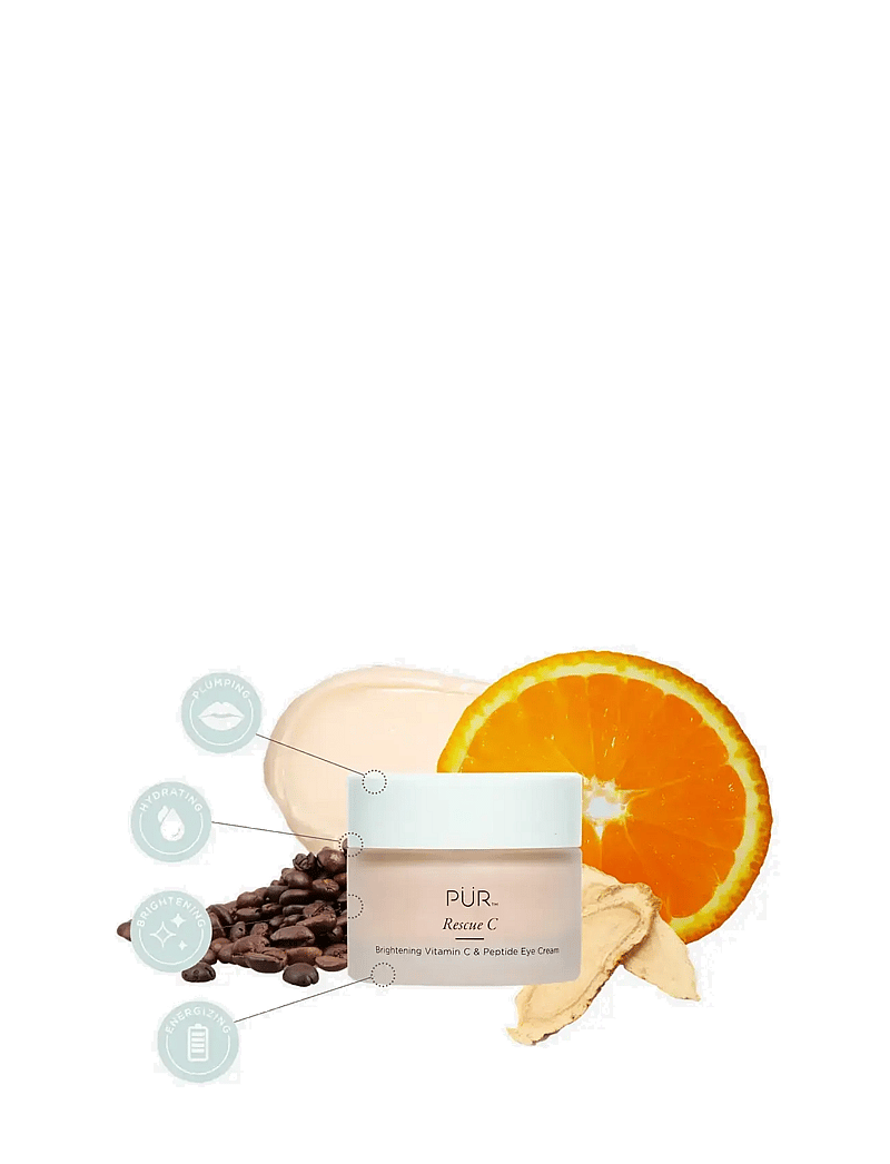 PÜR - Rescue C Brightening Vitamin C & Peptide Eye Cream - silmakreem - clear - 2
